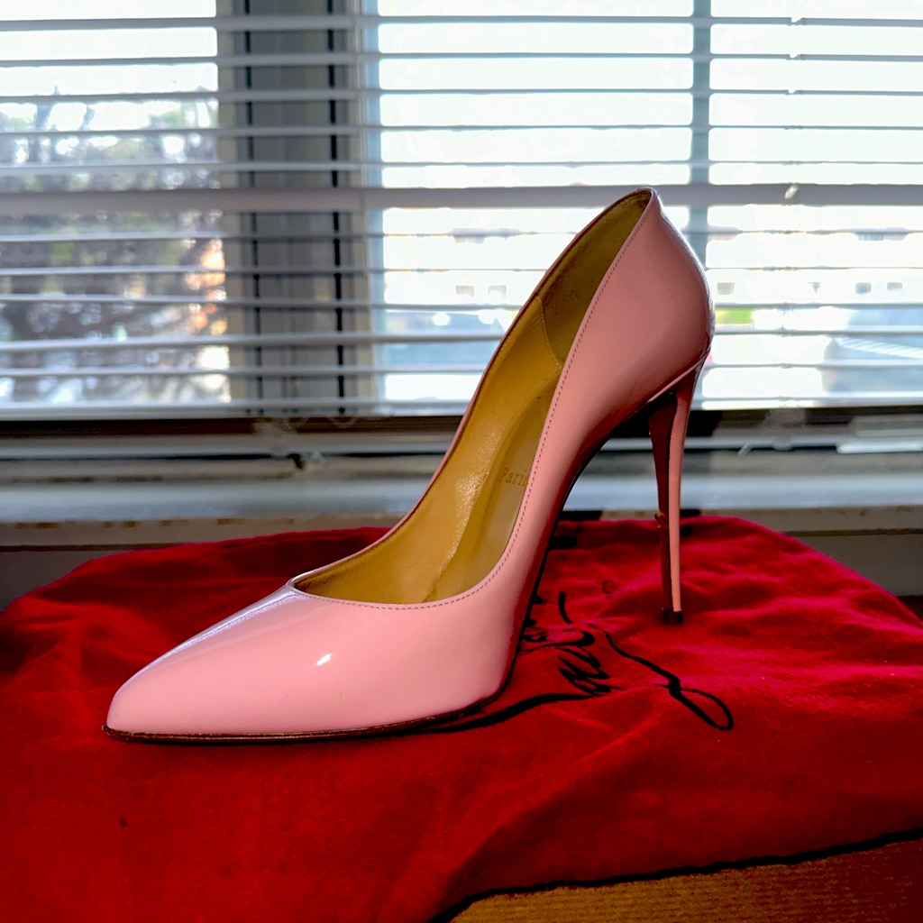 Christian Louboutin - Pink Pigalle Follies 100 Patent